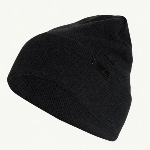 Детска шапка adidas TONAL MET BEAN BLACK - JF3662