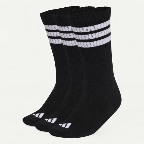 Чорапи Adidas 3S ESS C CRW 3P BLACK/WHITE/WHITE - KC9641