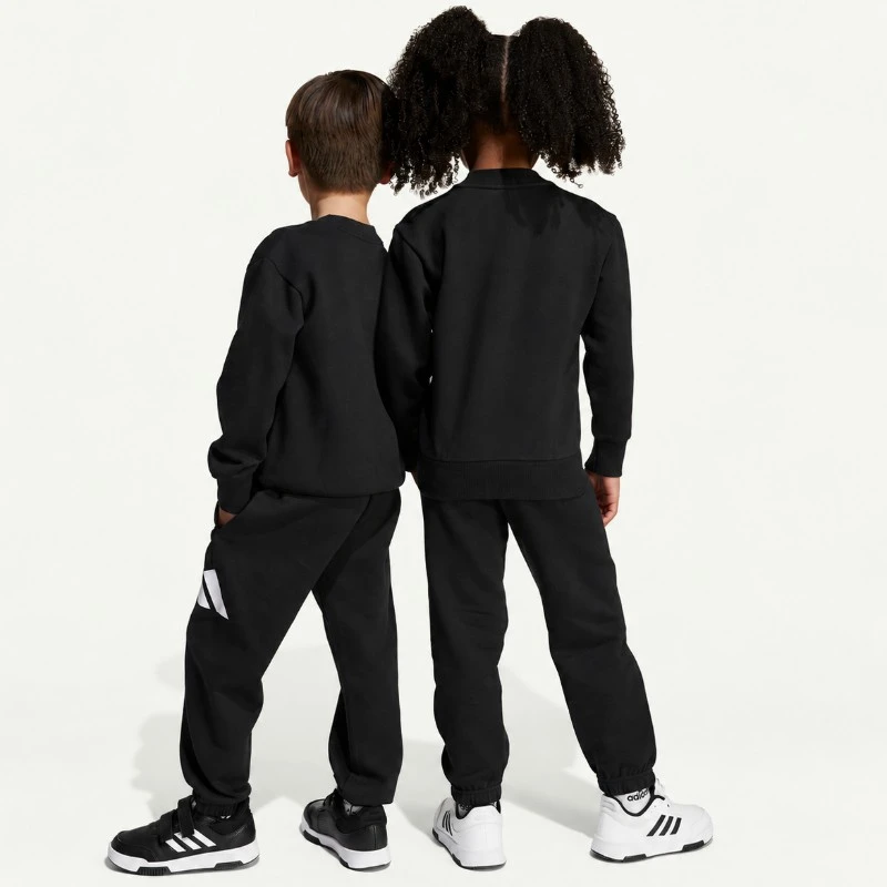 Детски екип Adidas LK BL FL JOG BLACK/WHITE - JW2438 Детски екип Adidas LK BL FL JOG BLACK/WHITE - JW2438
