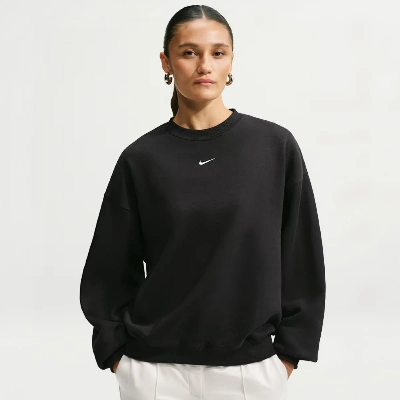 Дамска Блуза Nike W NK STDO FLC MW OS CREW - IM8082-001 Дамска Блуза Nike W NK STDO FLC MW OS CREW - IM8082-001