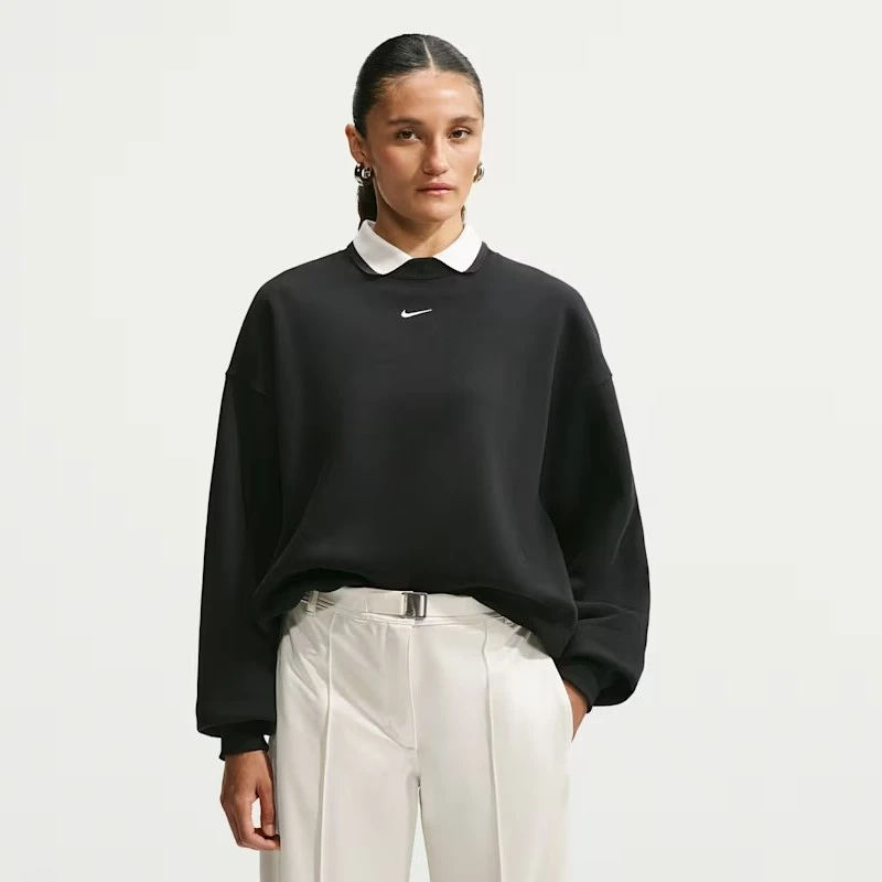 Дамска Блуза Nike W NK STDO FLC MW OS CREW - IM8082-001 Дамска Блуза Nike W NK STDO FLC MW OS CREW - IM8082-001