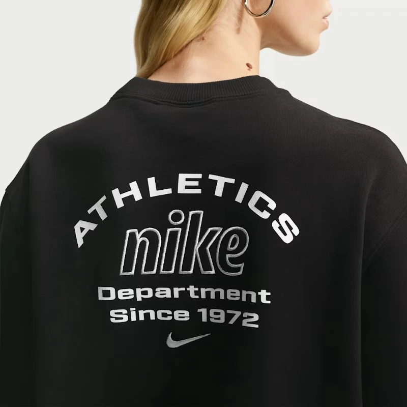 Дамска блуза Nike W NK STDO FLC MW STD AD CREW - IQ3875-001 Дамска блуза Nike W NK STDO FLC MW STD AD CREW - IQ3875-001