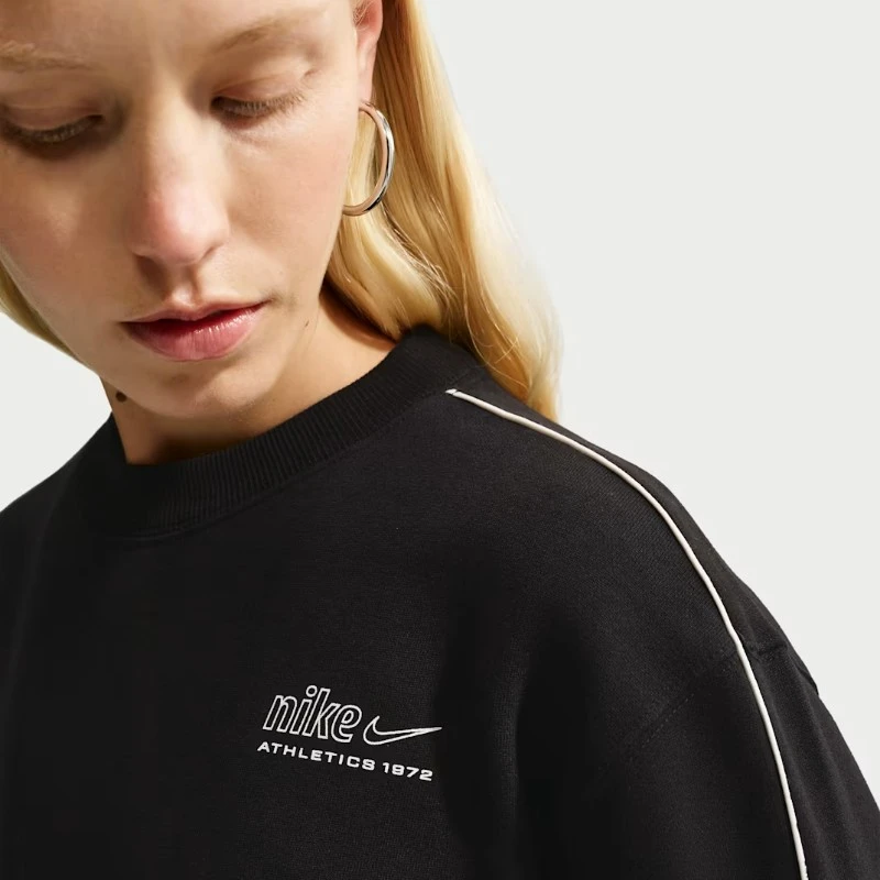 Дамска блуза Nike W NK STDO FLC MW STD AD CREW - IQ3875-001 Дамска блуза Nike W NK STDO FLC MW STD AD CREW - IQ3875-001