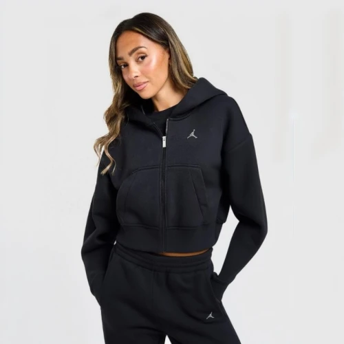Дамски суитшърт Nike Jordan W J BRK FLC MD CRP FZ BB - IO2370-010
