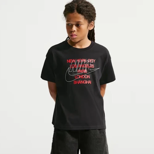 Детска Тениска Nike K NSW TEE FUTURA REMIX - IU3909-010