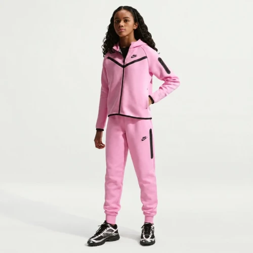 Детски екип Nike G NSW TCH FLC HD FZ LS - PD - HV8695-621