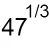 47 1/3